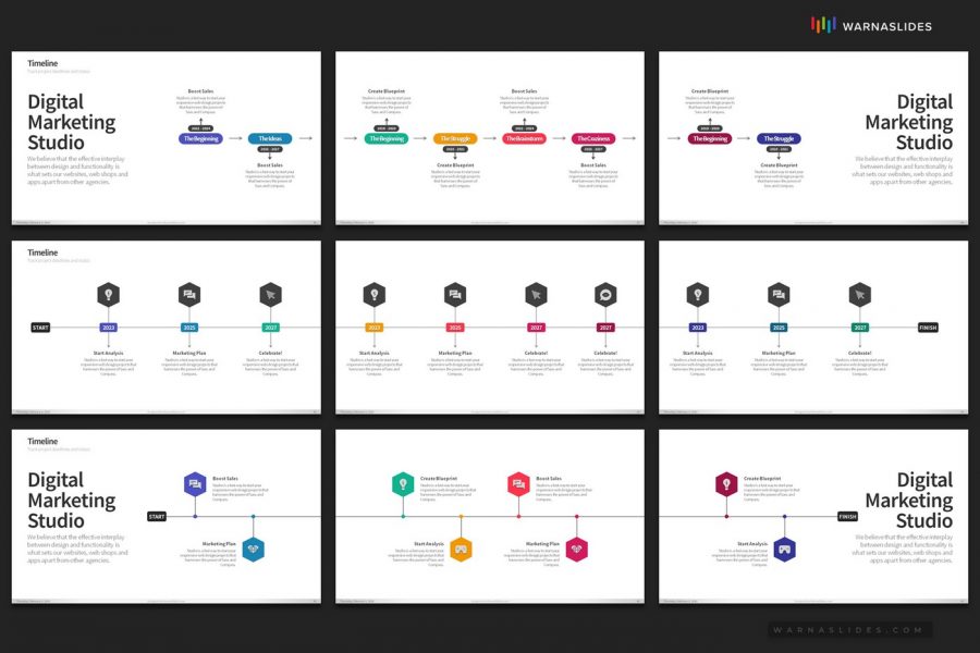 Project Timeline PowerPoint Template | Best PowerPoint Template 2021