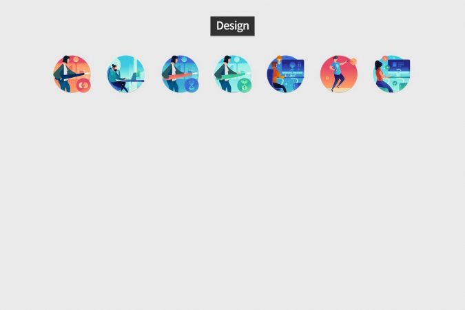 Flat Icons - Round | Best PowerPoint Template 2021