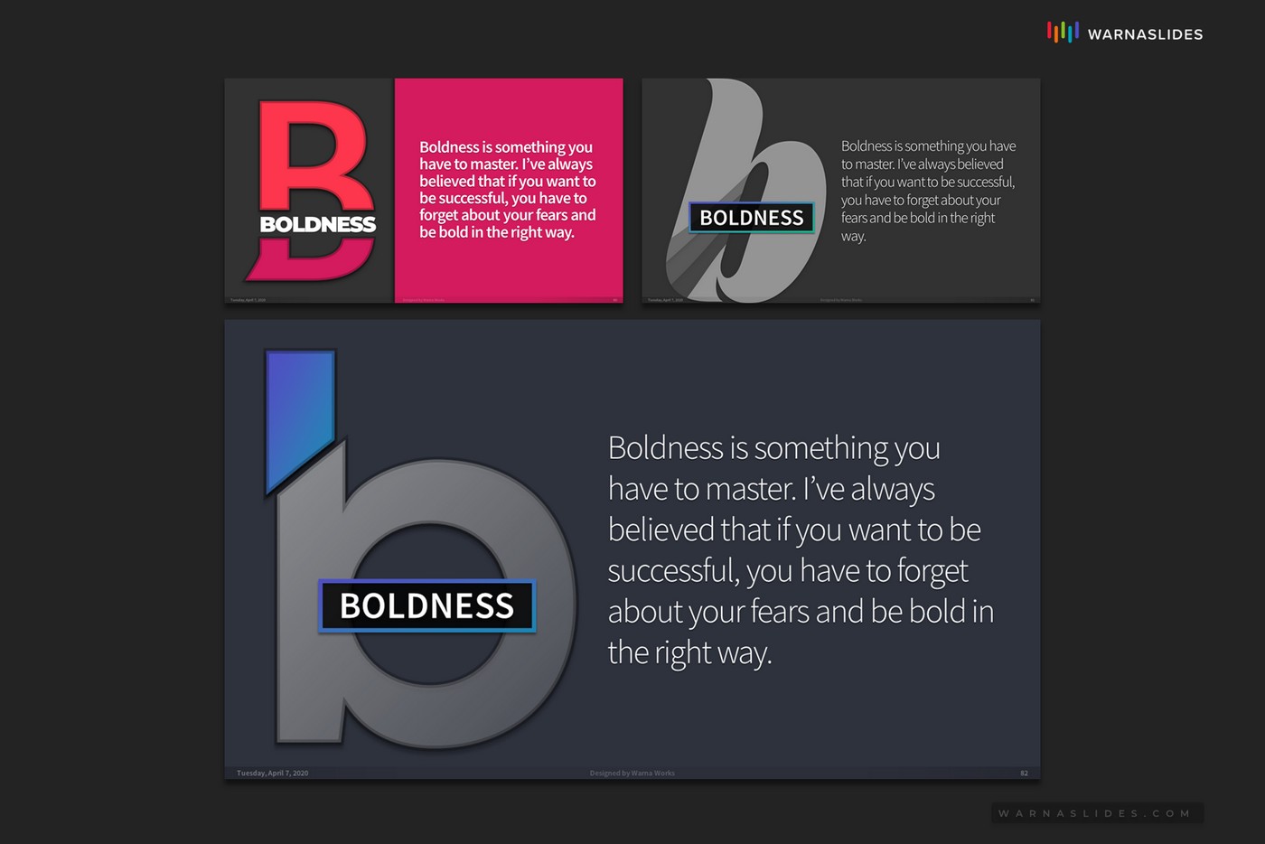 Letter B Typography PowerPoint Template | Best PowerPoint Template 2021