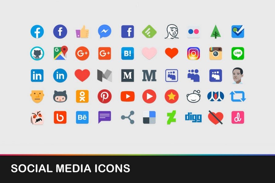 Social Media Icons | Best PowerPoint Template 2021